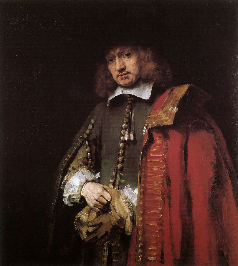 Portret van Jan Six, Rembrandt Harmensz. van Rijn, ca. 1654. Collectie Six, Amsterdam