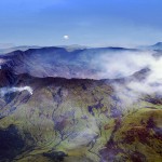 De vulkaan Tambora gezien vanuit de lucht - cc