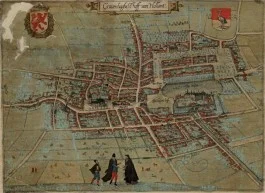 Den Haag, 't Hoff van Hollant door Lodovico Guiccardini (uit “Beschrijvinghe van alle de Nederlanden”, 1612).