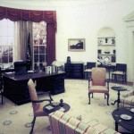 Het Oval Office, het officiële kantoor van de president van de Verenigde Staten - cc