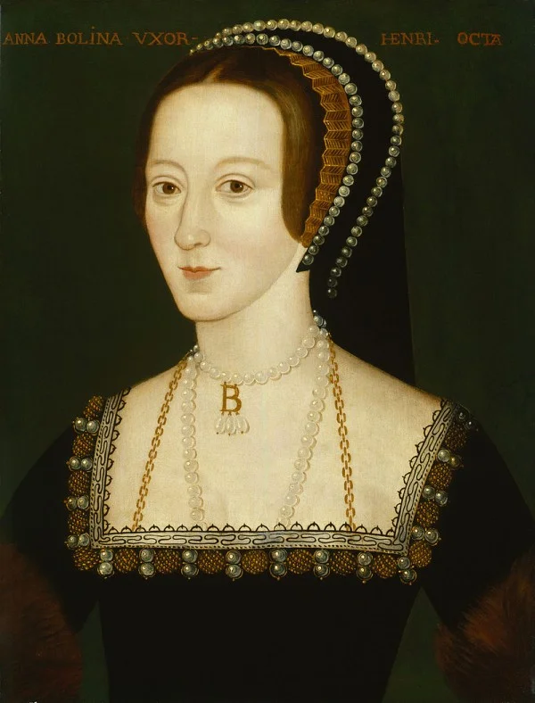 Het portret dat meestal gebruikt wordt bij verhalen over Anne Boleyn (National Portrait Gallery)