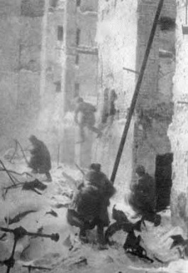 Straatgevechten in Stalingrad