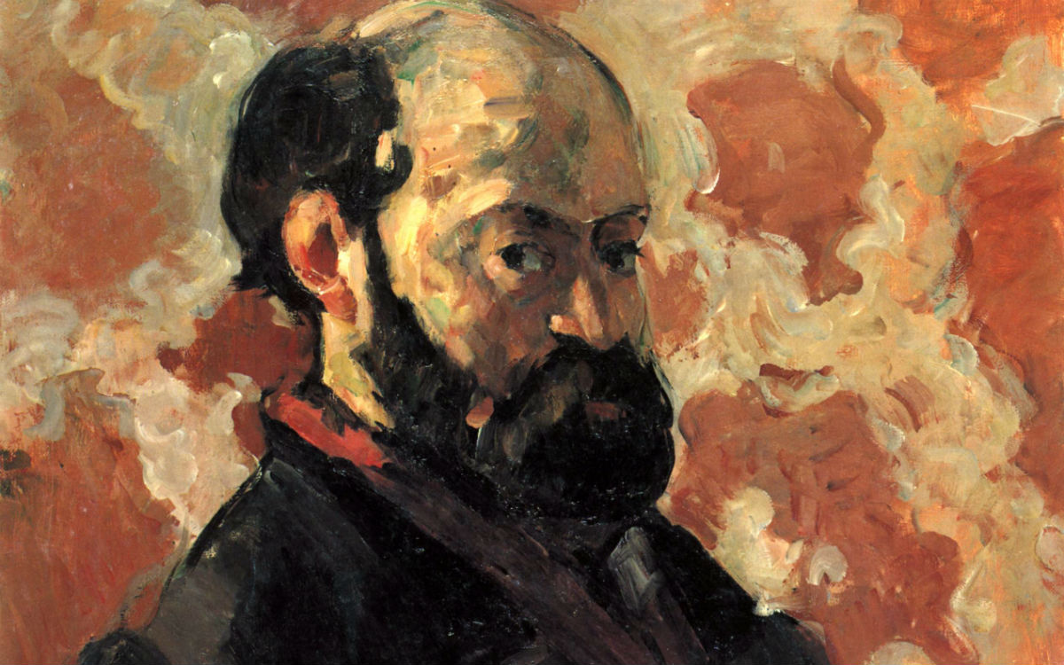 Zelfportret van Cézanne