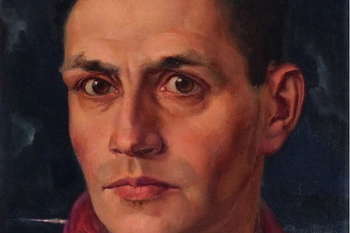 Zelfportret van Johan Ponsioen, circa 1940 (detail)