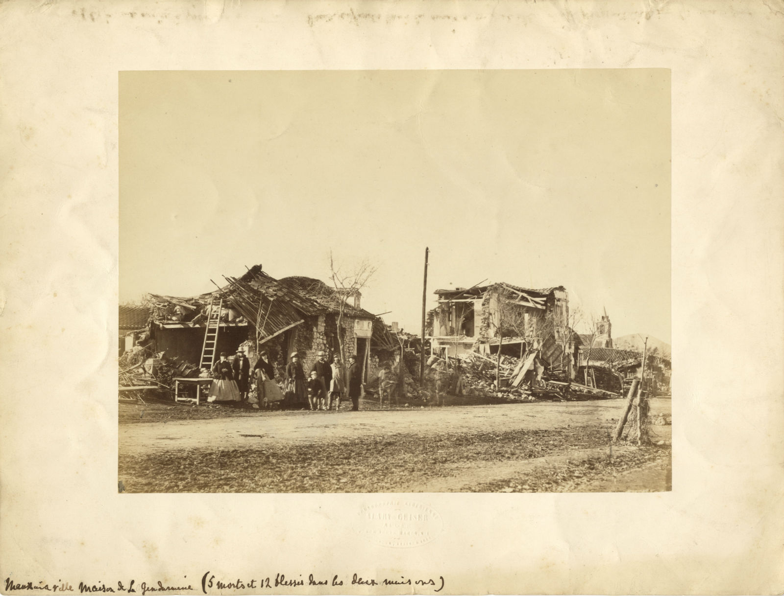 De aardbeving bij Algiers 1867