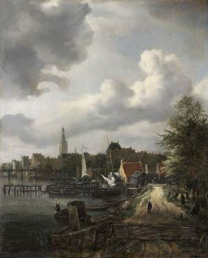 Het stadsgezicht van Jacob van Ruisdael