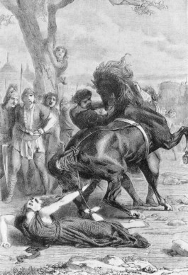 Executie van Brunhilde van Austrasië