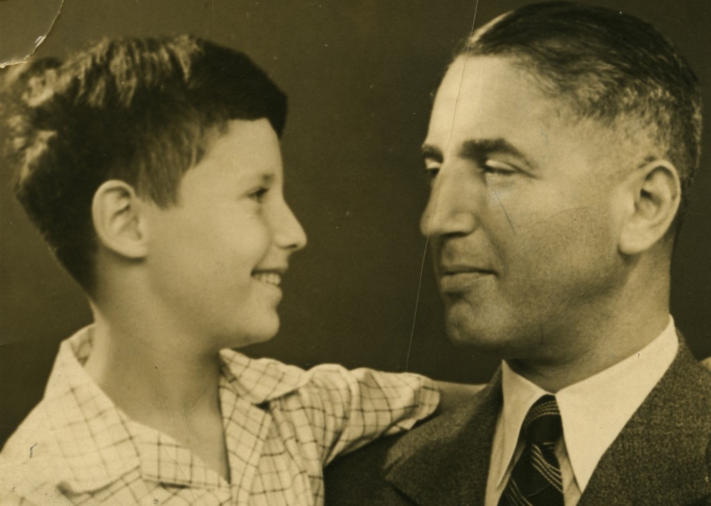 Fritz Pfeffer met zoon Werner, 1935, fotocollectie Anne Frank Stichting