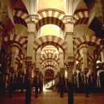 Het interieur van de Grote Moskee van Córdoba