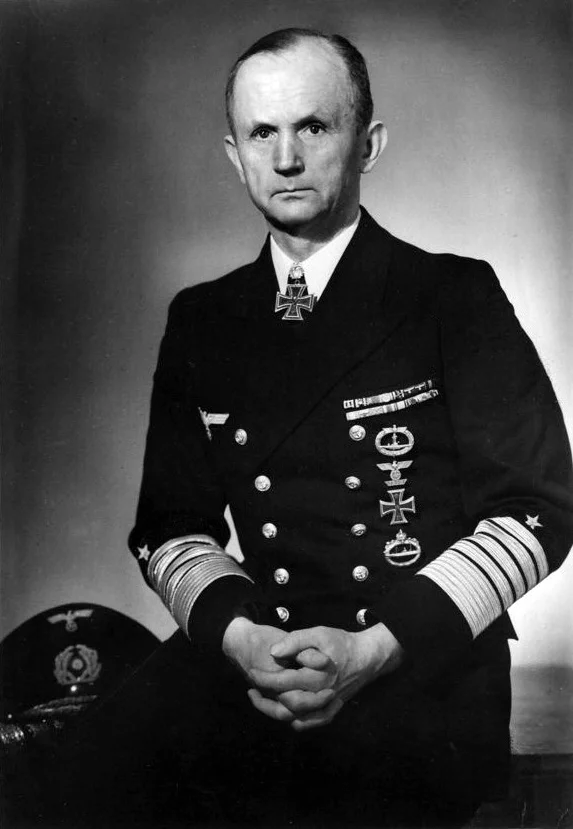 De Duitse marinecommandant Karl Dönitz