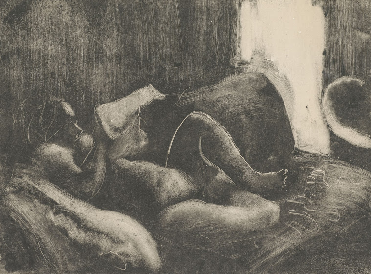 La lecture après le bain - Edgar Degas