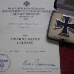 IJzeren Kruis-onderscheiding voor Wehrmacht-soldaten