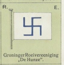 Vlag van de Groninger roeivereniging De Hunze