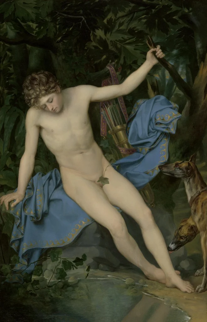 Joseph Denis Odevaere (Brugge 1775 - Brussel 1830) Narcissus, 1820 Olieverf op doek
