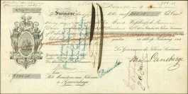 Wisselbrief afschaffing slavernij Suriname, No. 289, 1863 - 1865