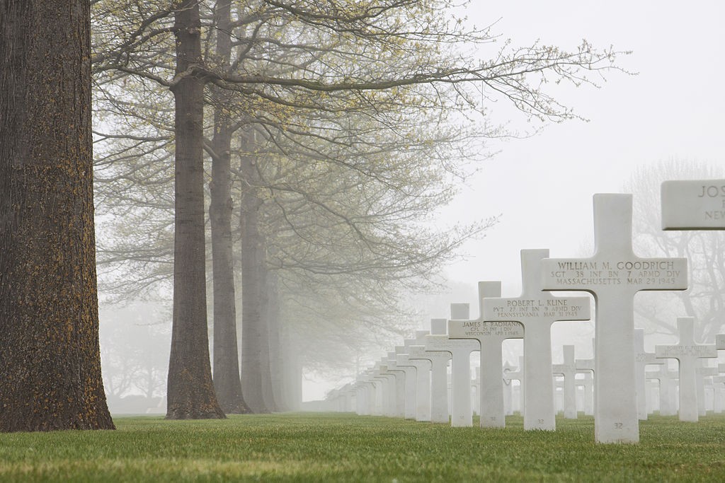 Amerikaanse begraafplaats in Margraten bij Maastricht (cc - Peterreinders)