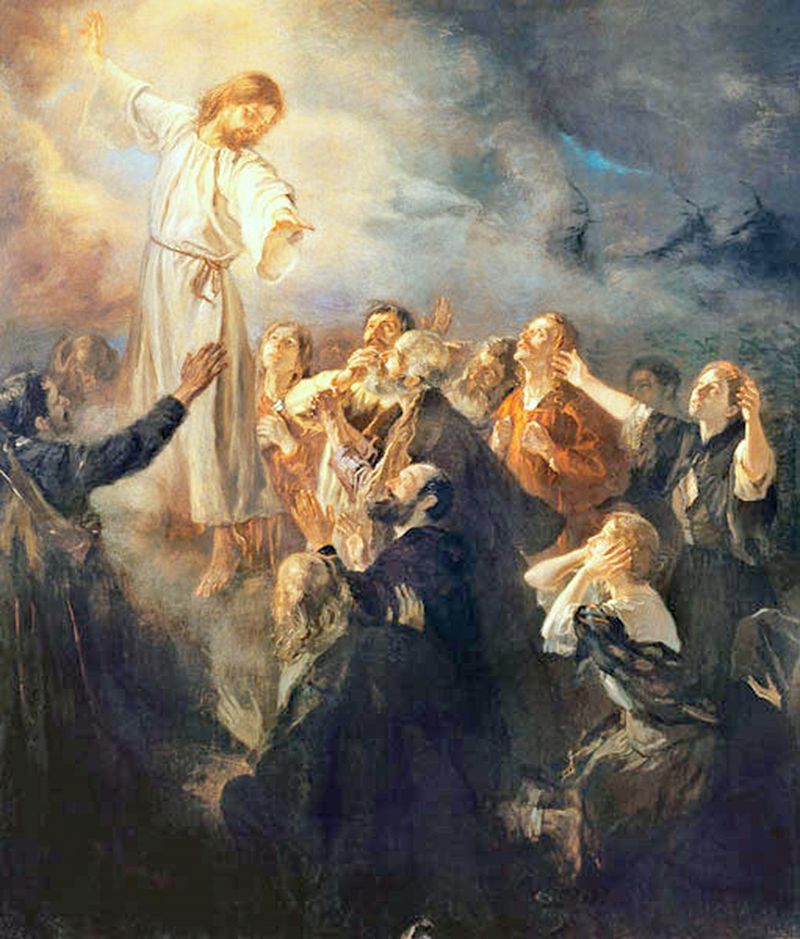 De hemelvaart van Christus - Fritz von Uhde, ca. 1908