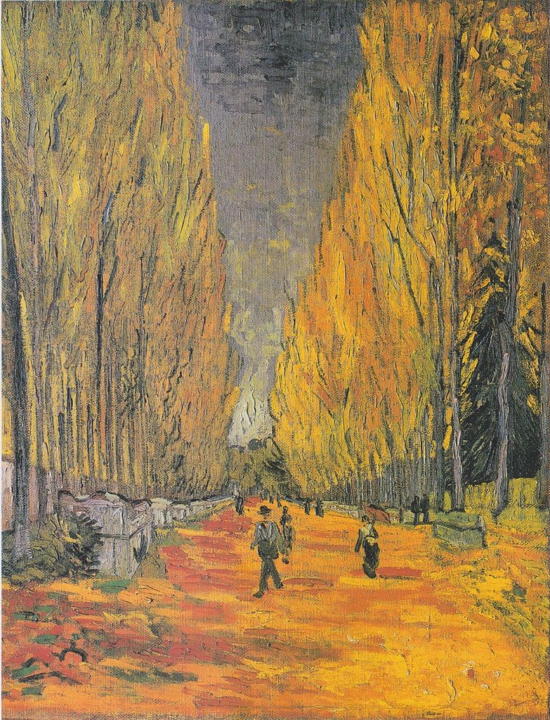L'Allée des Alyscamps - Vincent van Gogh, 1888