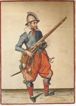 Musketier door Jacob de Gheyn