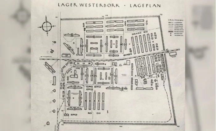 Plattegrond van Kamp Westerbork