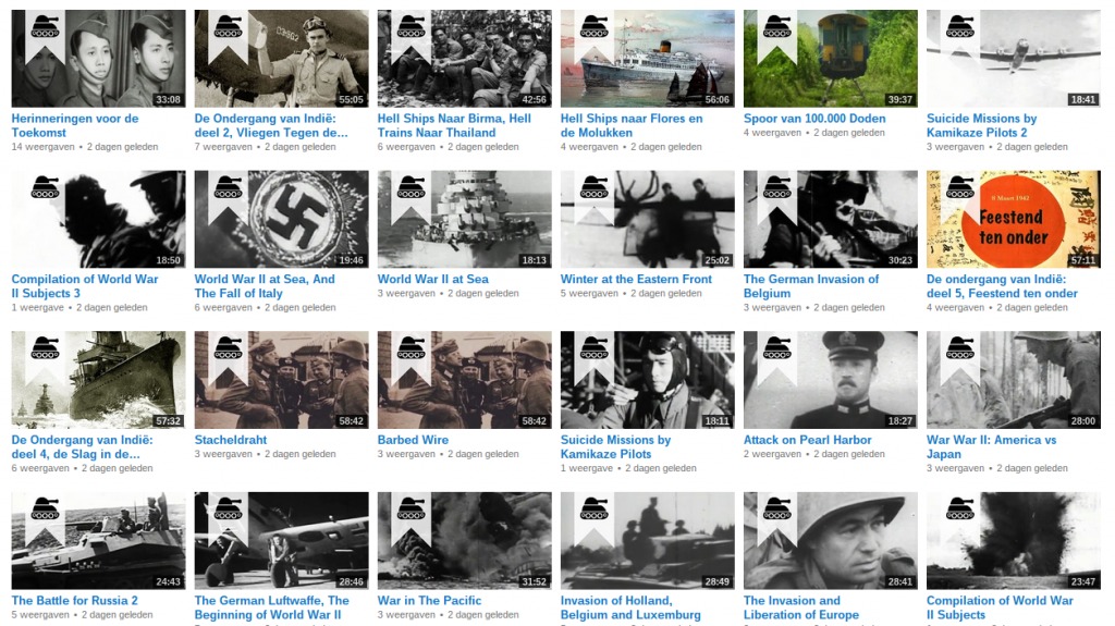 Voorbeelden van documentaires die via het kanaal te bekijken zijn