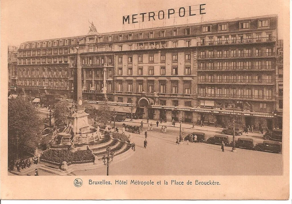 Hotel Metropole, Brussel. Bron: Wikipedia