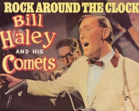 Poster van Bill Haley and His Comets. Bron: rock-ola.be