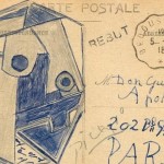 Achterzijde van de door Picasso verstuurde postkaart