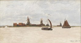 De Voorzaan en de Westerhem - Claude Monte, 1871 (Collectie Zaans Museum)