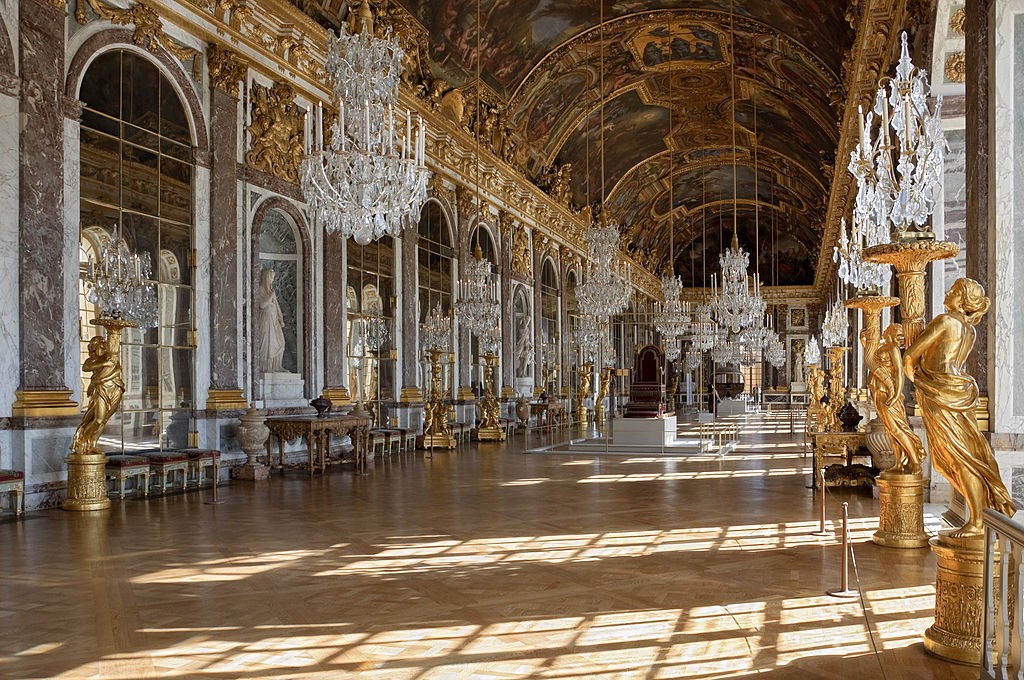 De spiegelzaal van het Kasteel van Versailles (cc - Myrabella)