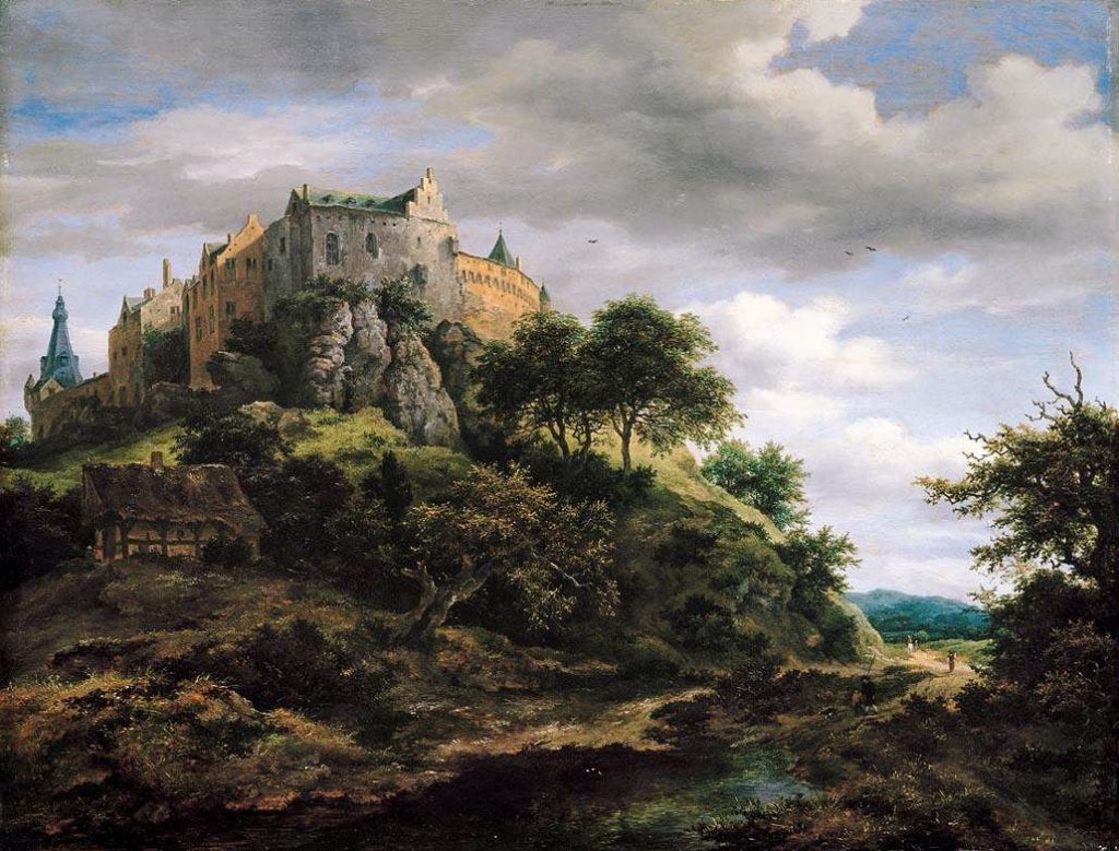 Gezicht op kasteel Bentheim – Jacob van Ruisdael, 1652-54 (Mauritshuis)