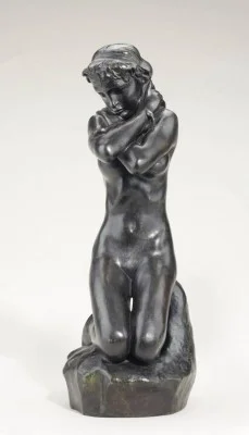 Jong meisje met slang - Auguste Rodin