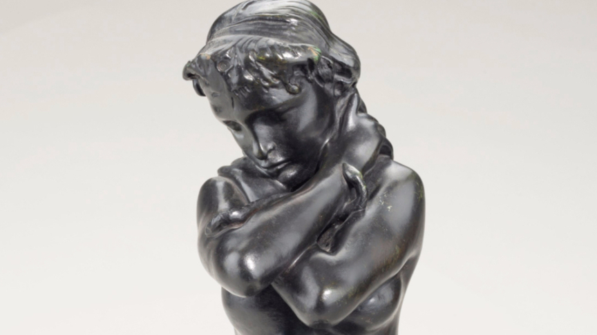 Jong meisje met slang - Auguste Rodin (detail)