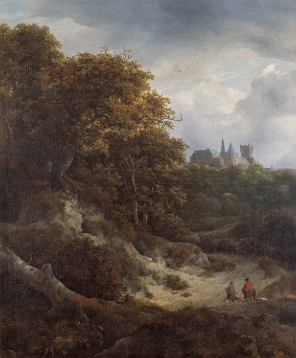 Landschap met kasteel Bentheim - Jacob van Ruisdael, 1651