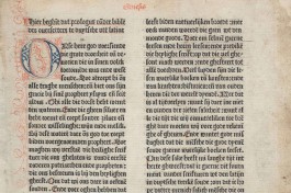 Proloog van de Delftse Bijbel uit 1477