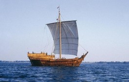 Replica van een koggeschip (Gemeente Deventer)