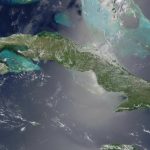 Satellietfoto van Cuba - cc