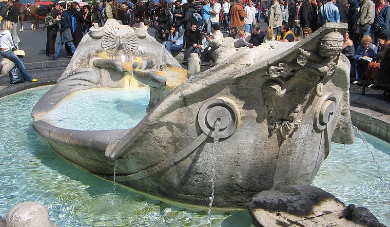 Fontana della Barcaccia in Rome