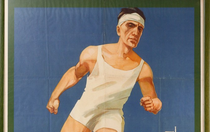 Poster van de Olympische Spelen van 1928