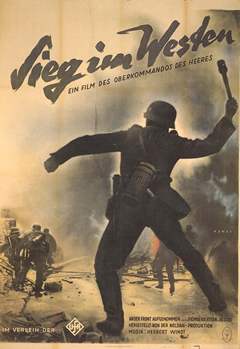 Propagandaposter voor de film 'Sieg im Westen'