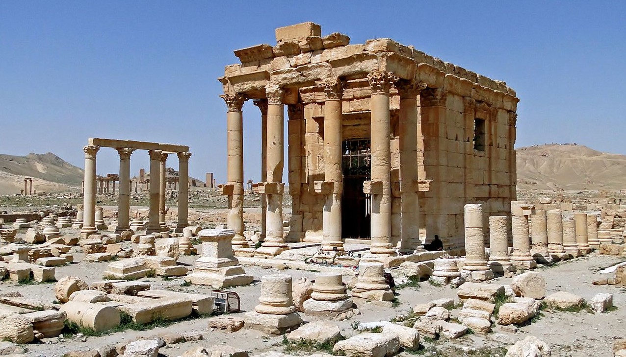 Tempel van Baal-Shamin in Palmyra, voor de verwoesting in augustus 2015 (cc)