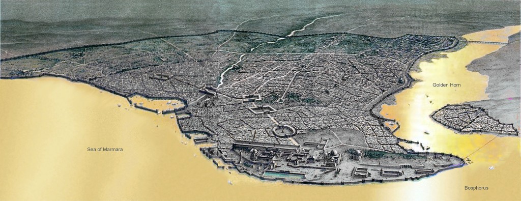 Constantinopel in het Byzantijnse Rijk (wiki)