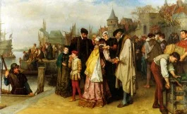 Emigratie van de Hugenoten, 1566 - Jan Antoon Neuhuys (ca. 1891)