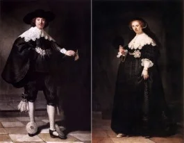 Huwelijksportretten van Maerten Soolmans en Oopjen Coppit (Rembrandt)