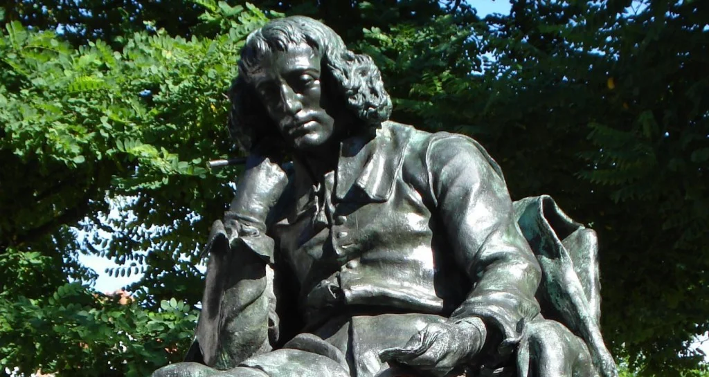 Standbeeld van Baruch Spinoza in Den Haag