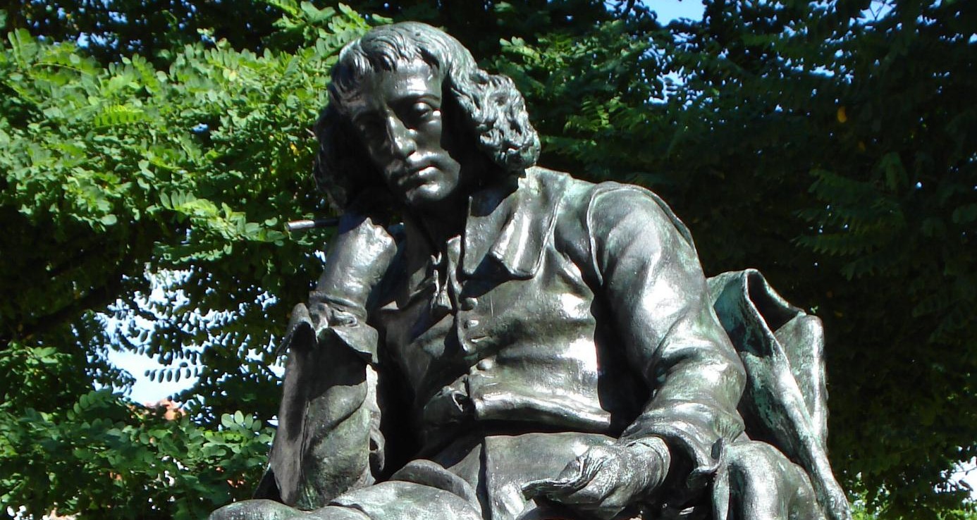 Standbeeld van Baruch Spinoza in Den Haag