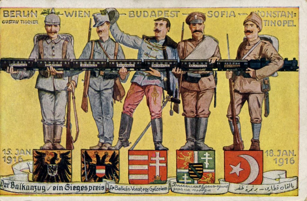 Ansichtkaart Balkanzug - een overwinnaarsprijs, ca. 1916 (collectie Arjan den Boer)