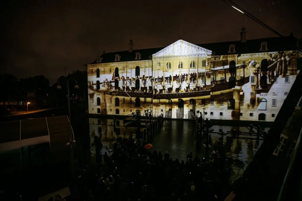 Koningssloep bij het Scheepvaartmuseum