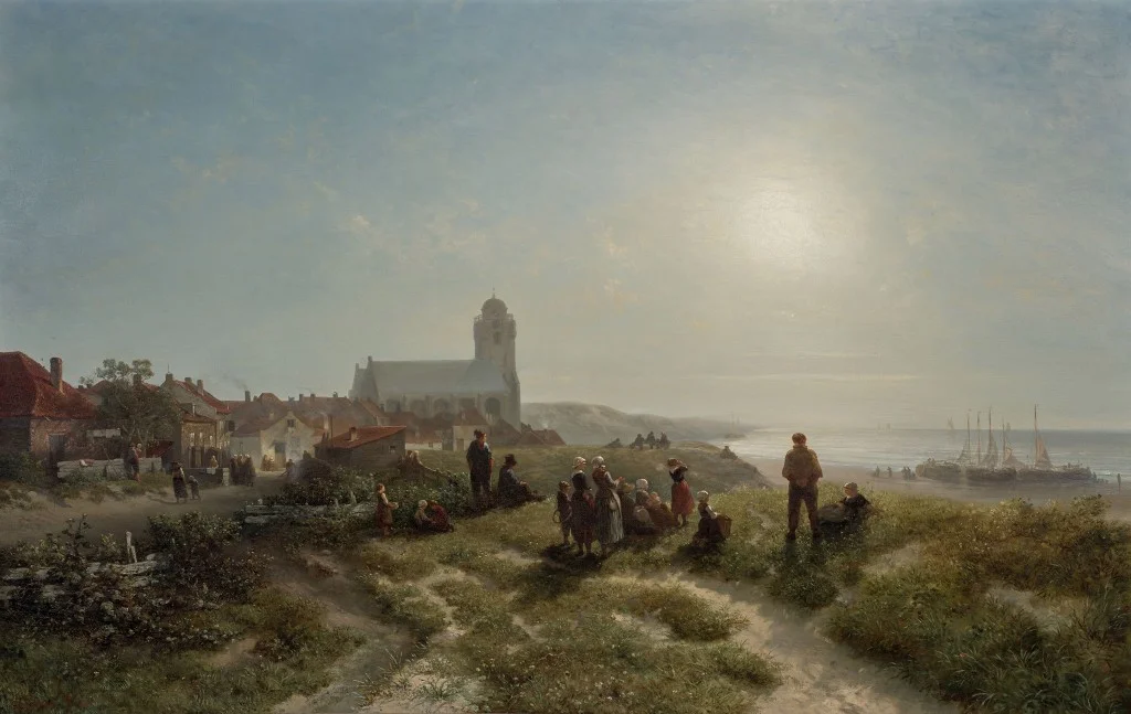 Salomon Verveer, Een namiddag te Katwijk aan zee, 1836. Museum Boijmans van Beuningen, Rotterdam