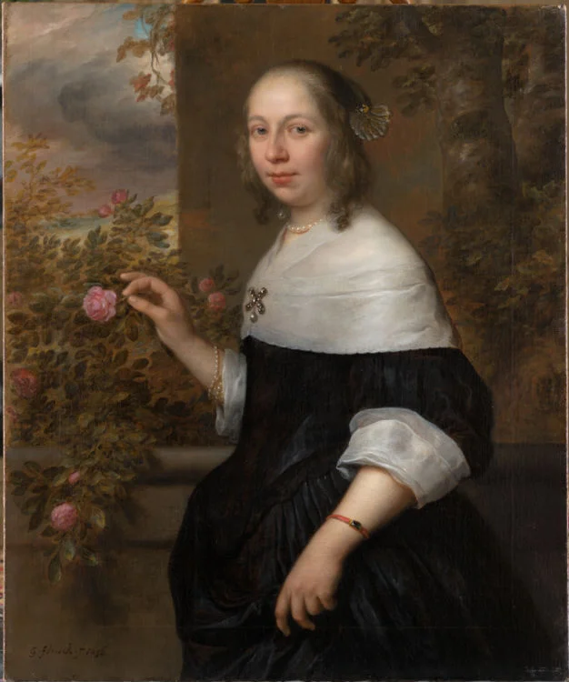 Govert Flinck, Portret van Margaretha Tulp, 1656. Collectie Six, Amsterdam
